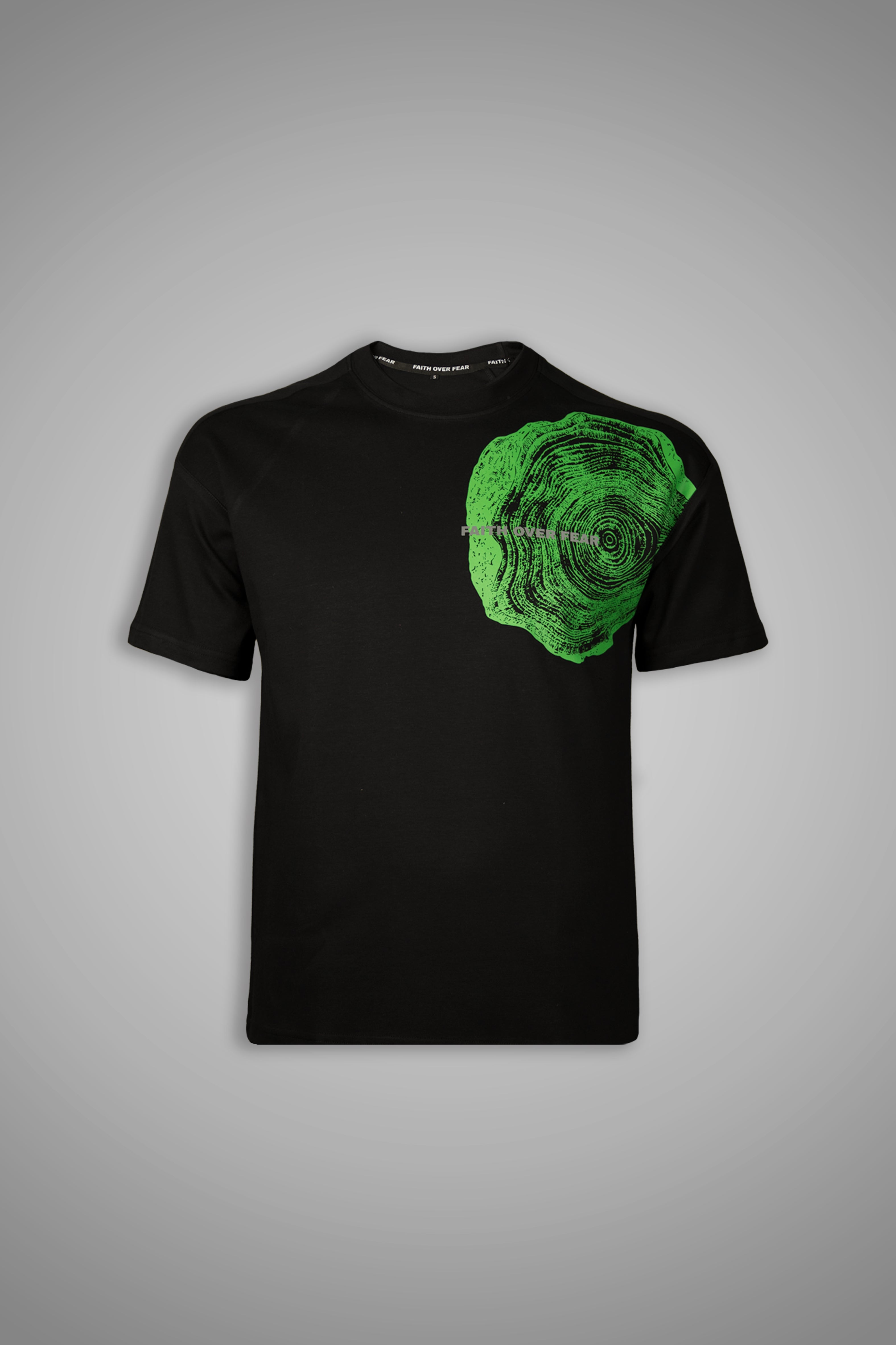 Green Abstract Heavy Weight t-shirt