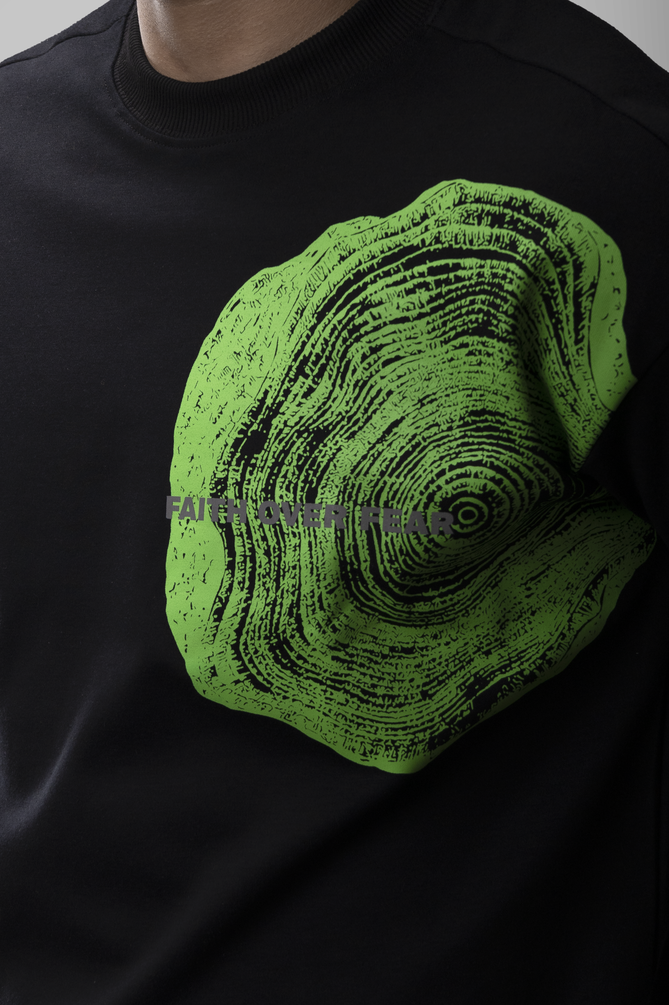 Green Abstract Heavy Weight t-shirt